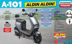 APEC APS2 ELEKTRİKLİ MOPED GÜMÜŞ GRİ MOTOSİKLET APEC APS2 ELEKTRİKLİ MOPED GÜMÜŞ GRİ MOTOSİKLET